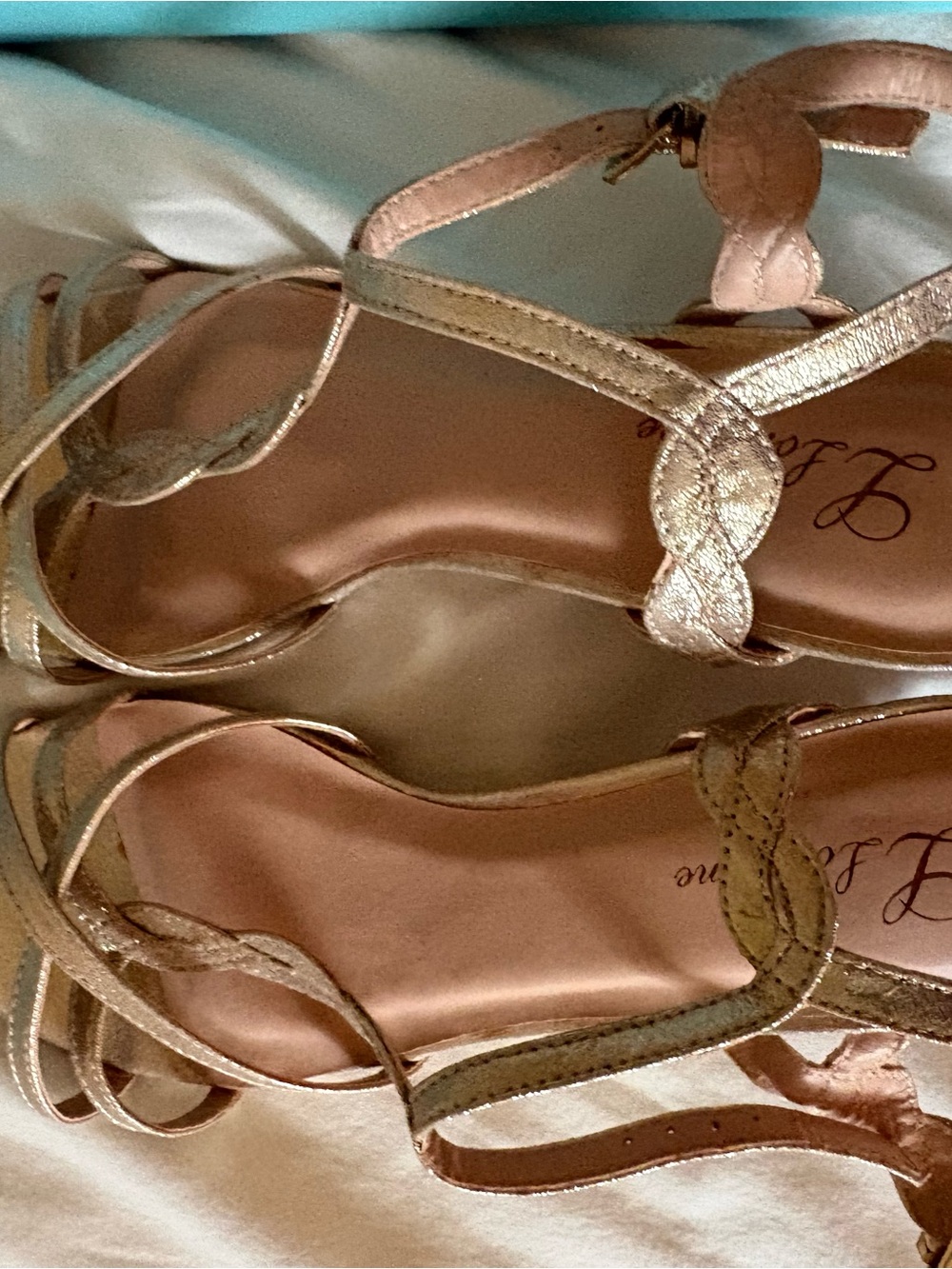 Rowen Metallic Gold Strappy Sandals